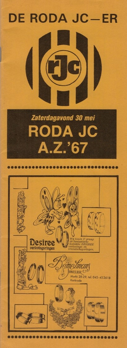 AZ Programma 30-mei-1981 Roda uit